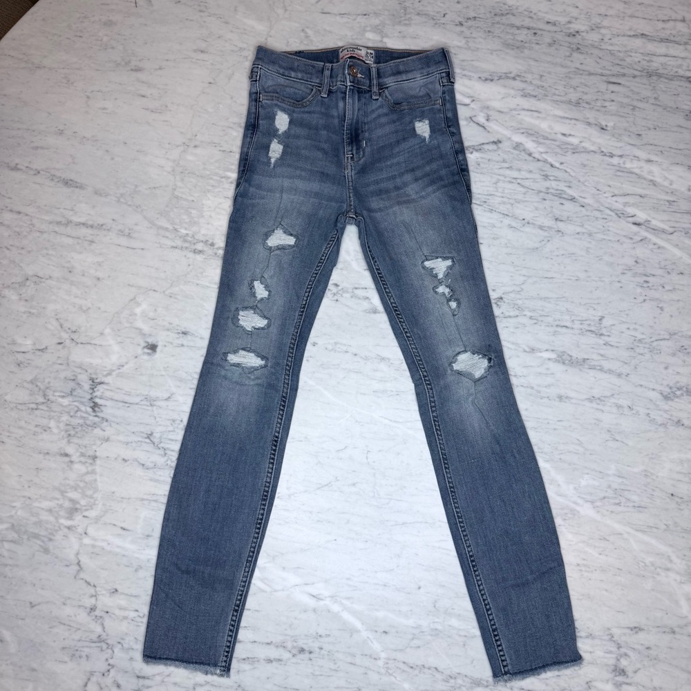 Abercrombie Kids High Rise Jean Legging Girls 13/14 Slim